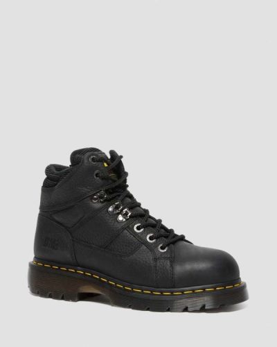 Botas De Seguridad Dr Martens Ironbridge Grizzly Cuero Steel Toe Para Mujer DR5187U